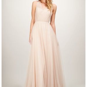 Theia Arya Bridesmaid Gown Tulle Blush